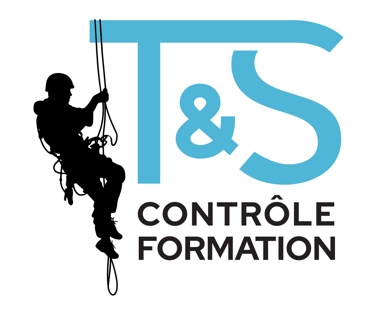 Logo T&S Contrôle et Formation – organisme de formation travaux en hauteur à Lyon