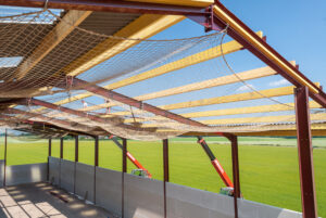 Formation pose de filets de sécurité grande nappe et filets périphériques