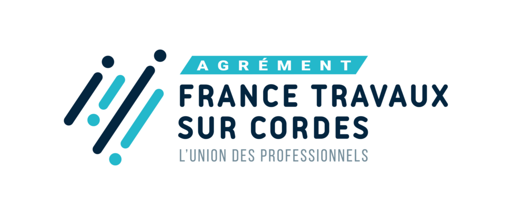 Logo France Travaux sur Cordes – organisme certificateur du CQP cordiste