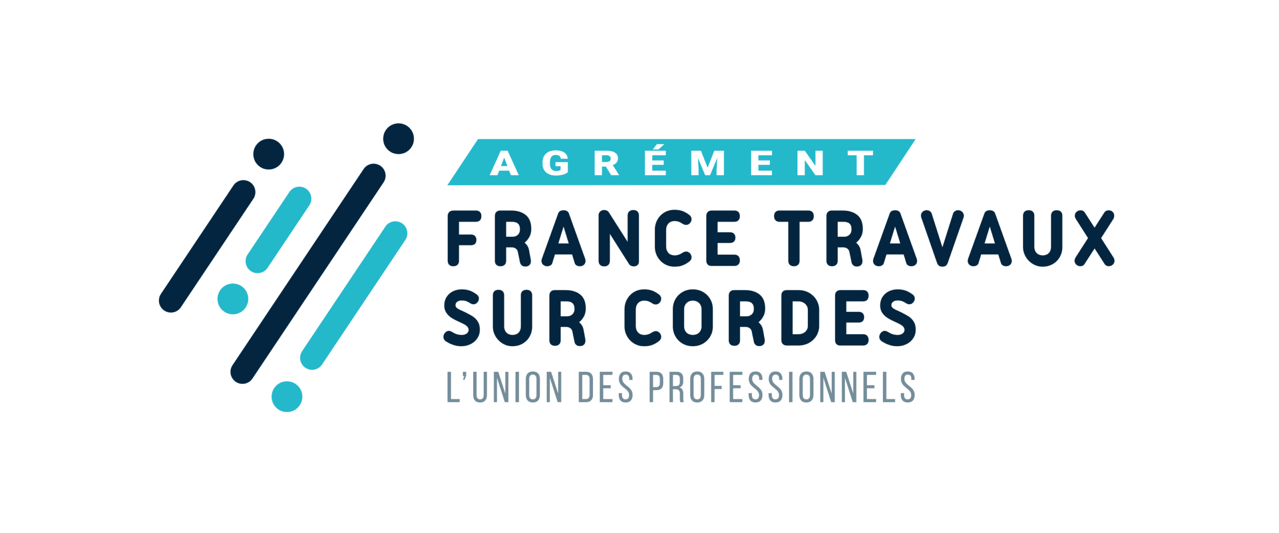 Logo France Travaux sur Cordes – organisme certificateur du CQP cordiste